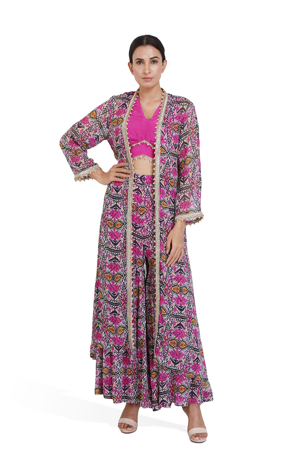 Majenta Bandhini Cape Set - Set of 3