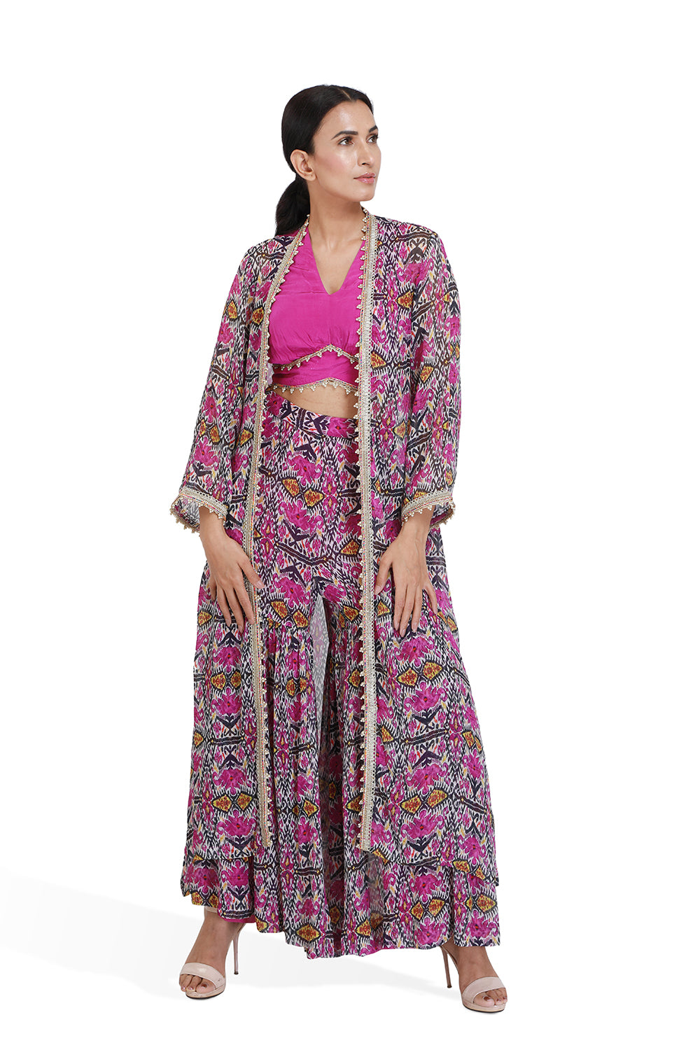 Majenta Bandhini Cape Set - Set of 3